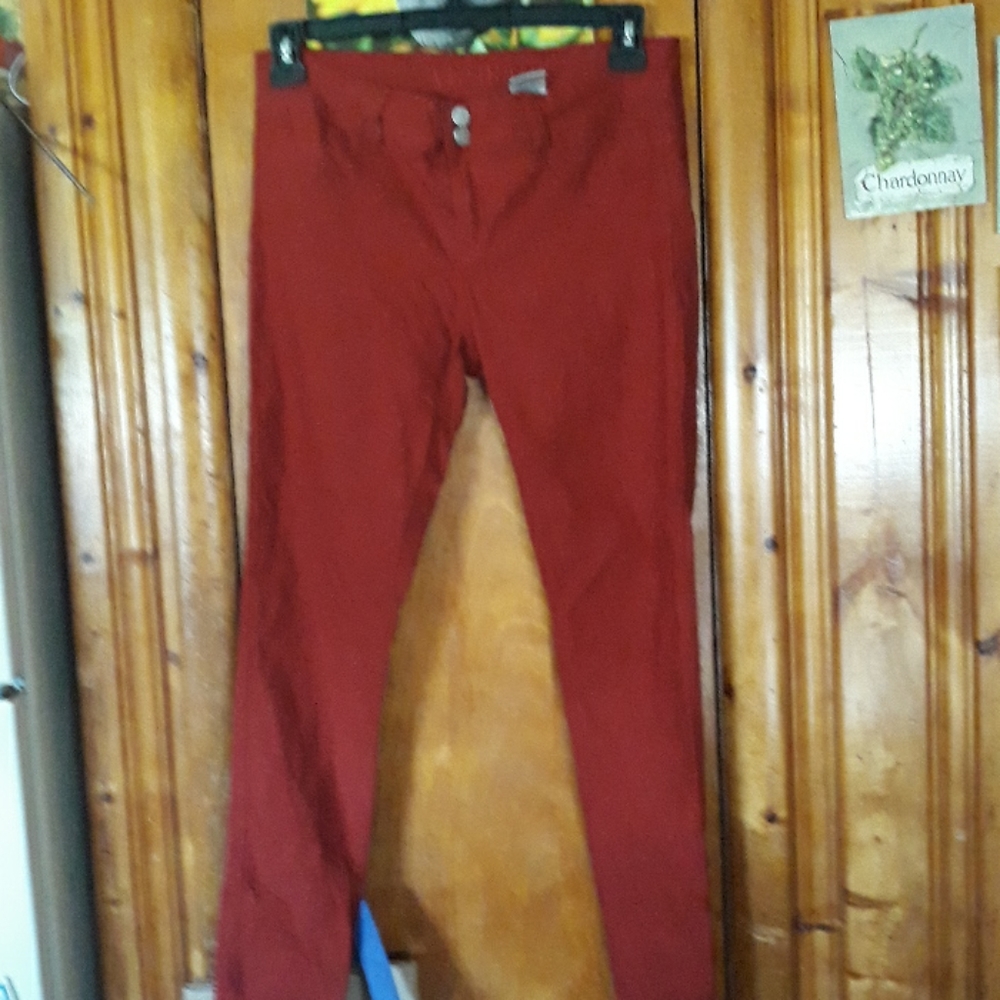 Red jeans